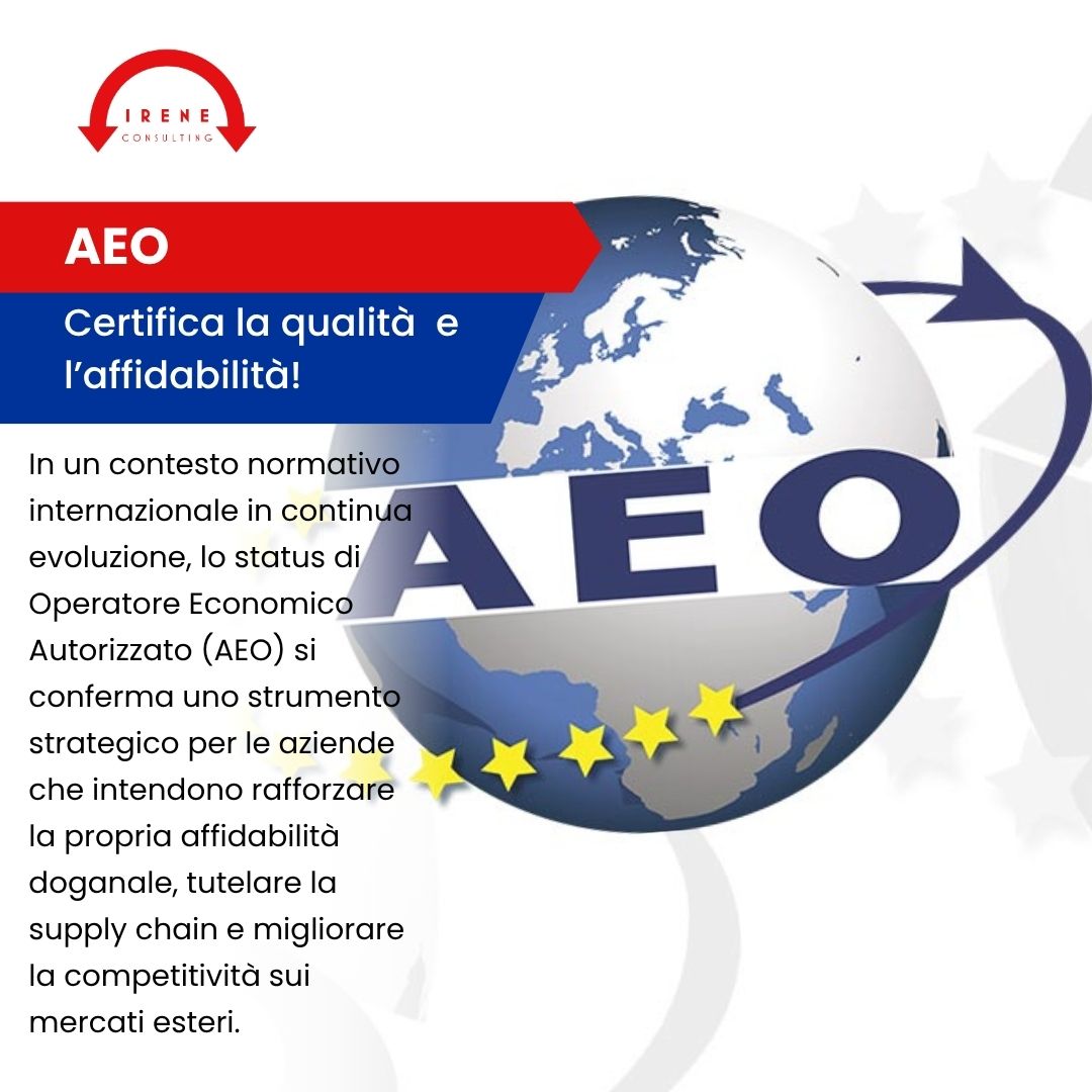 AEO - Certifica la qualità e l’affidabilità!