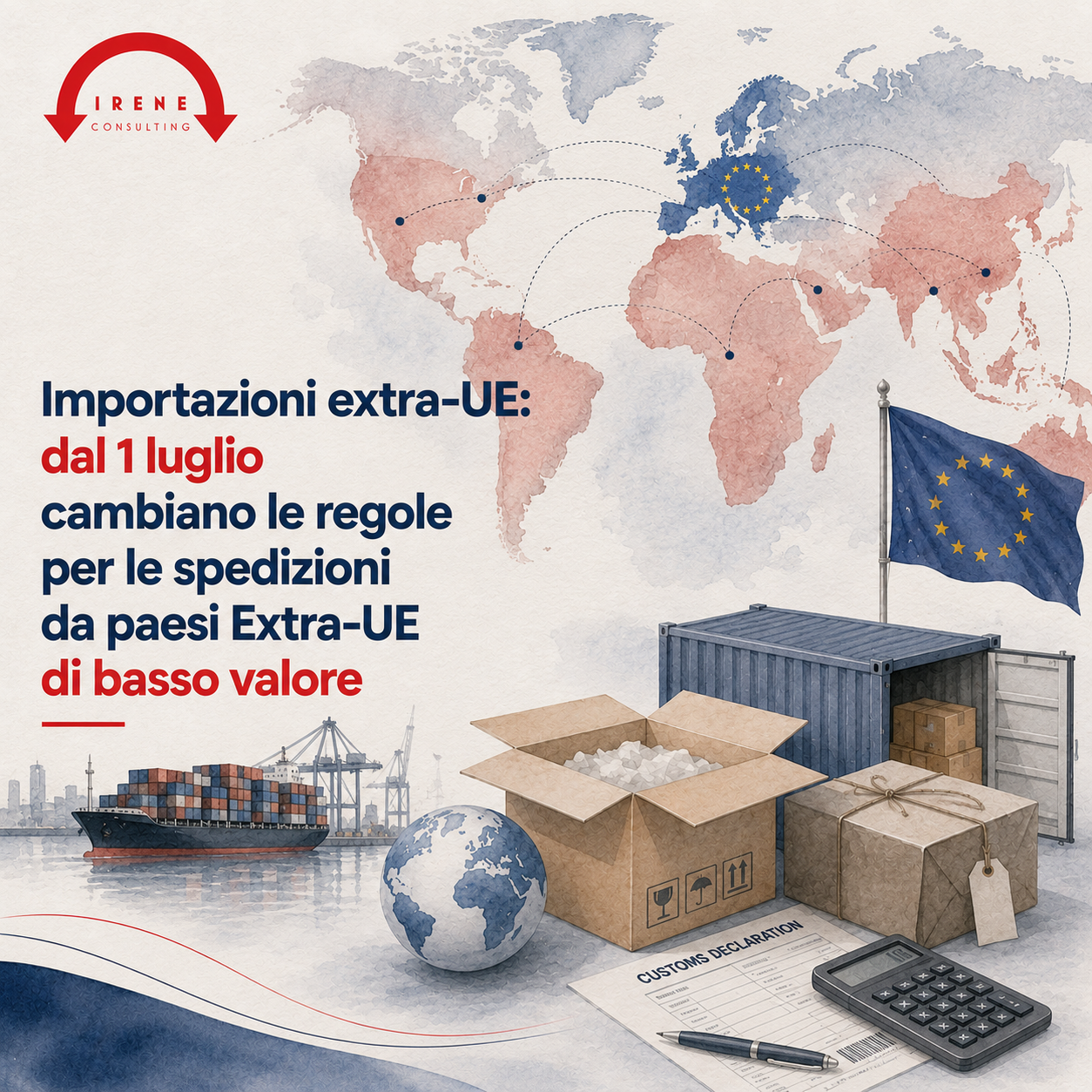 Importazioni extra-UE: nuova tassa sui piccoli pacchi dal 1 luglio