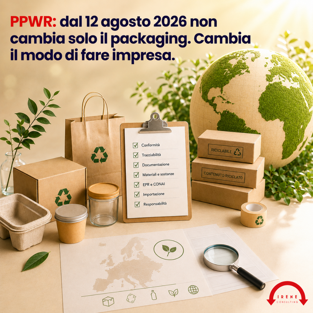PPWR: dal 12 agosto 2026 non cambia solo il packaging. Cambia il modo di fare impresa.